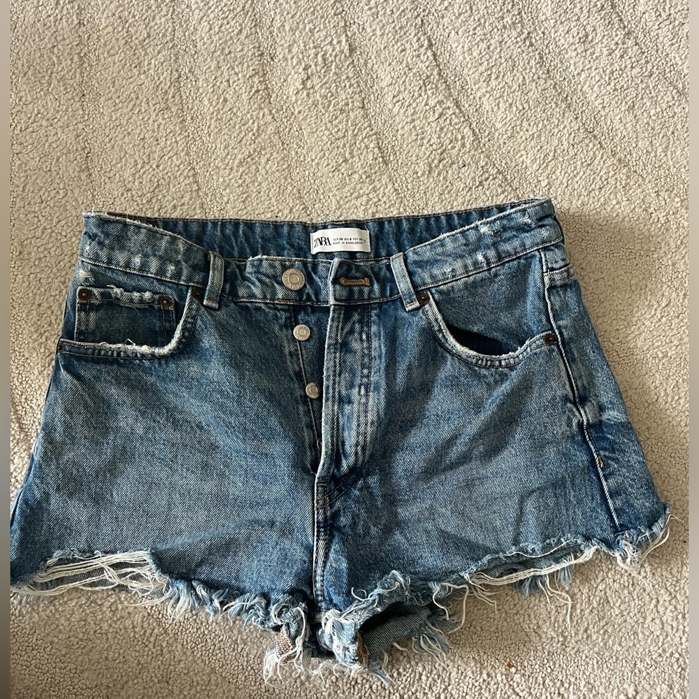 Zara denim shorts